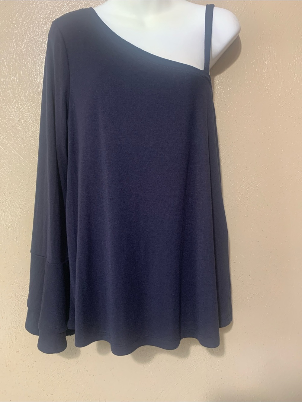 Sanctuary size XL Navy One-Shoulder Tunic with Slim Strap NWT